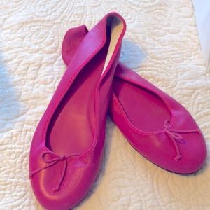 Jcrew Zoe pink ballet shoes size 9